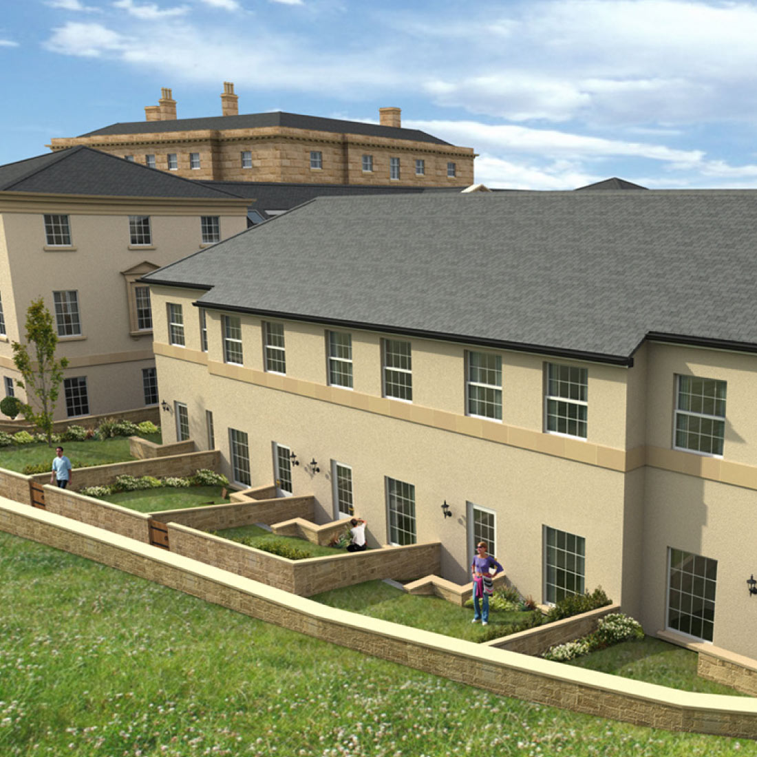 The Courtyard, Axwell Park, Blaydon-on-Tyne