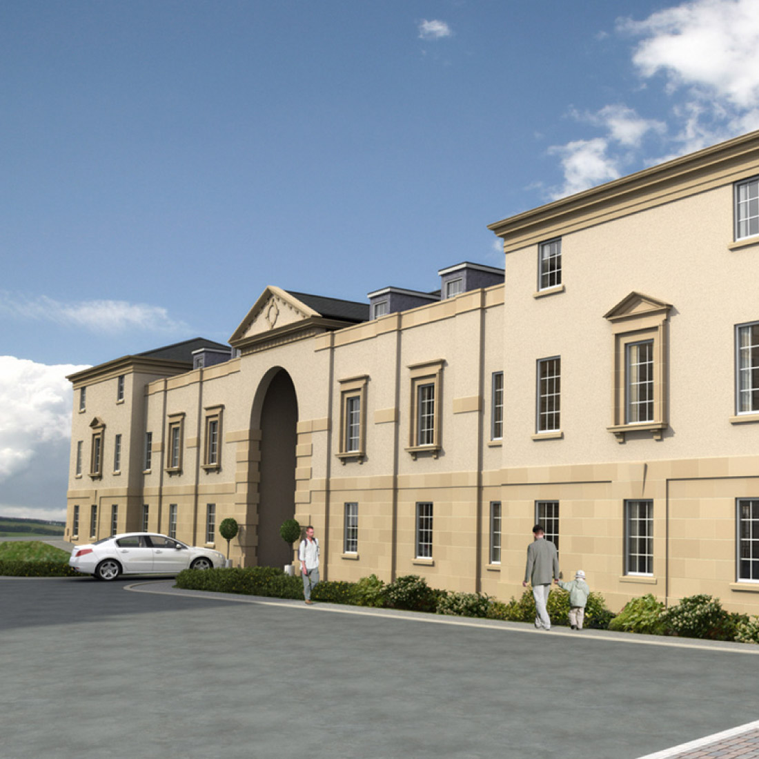 The Courtyard, Axwell Park, Blaydon-on-Tyne